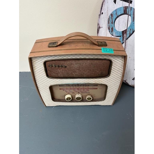 238 - DECCA Vintage Radio and a 