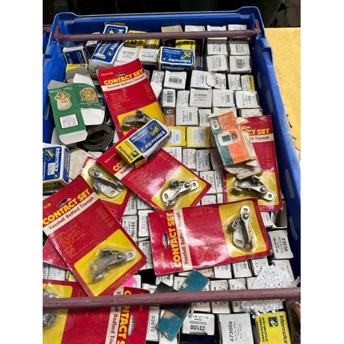 242 - 3 Boxes of Electric Vintage Car Components