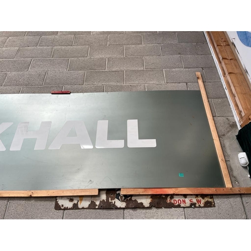 244 - Large Vauxhall Dealership Sign - Fibreboard (10m x 100cm)