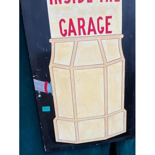 247 - Contemporary Shell Petrol Pump Timber Sign (200cm x 50cm)