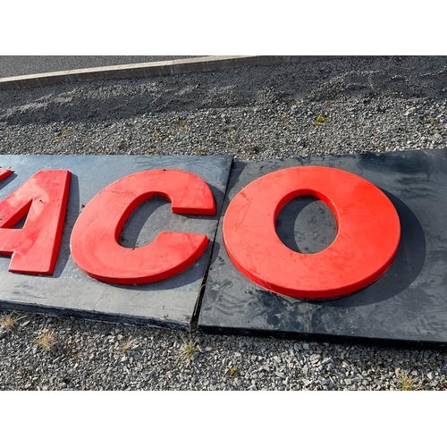 261 - Large Texaco Plastic Garage Sign (470cm x 110cm)