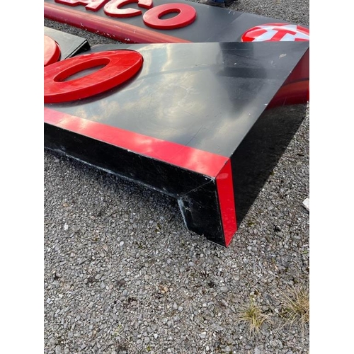 264 - Large Texaco Plastic Garage Sign (650cm x 110cm)