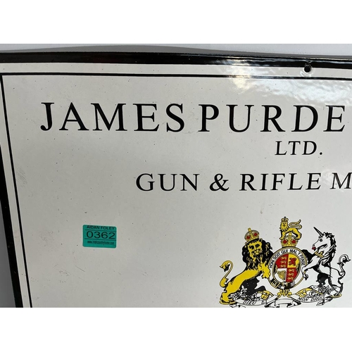 362 - James Purdey & Son Contemporary Advertising Sign