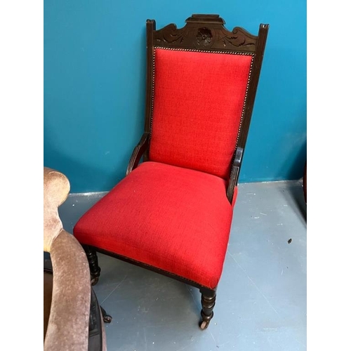 410 - Three Antique Drawingroom Chairs