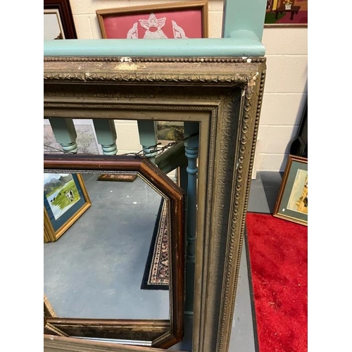 432 - Edwardian Gilt Frame and a collection of Mirrors