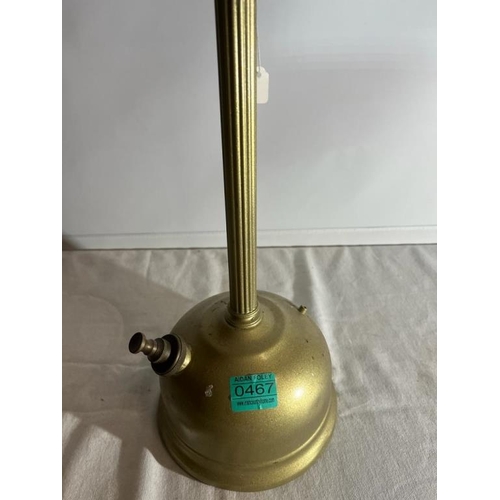 467 - Vintage Brass Tilly Lamp