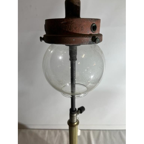 467 - Vintage Brass Tilly Lamp