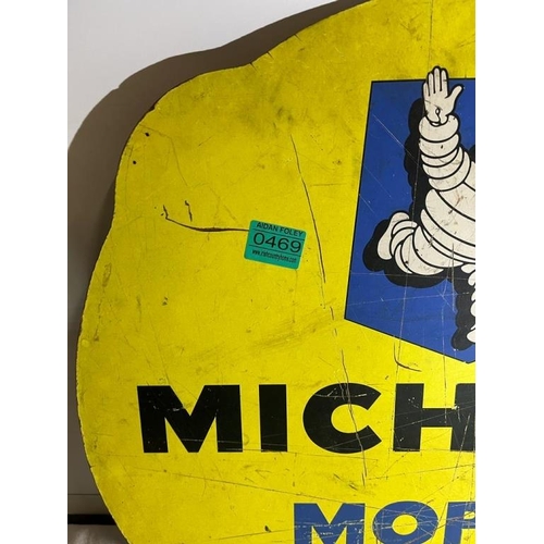 469 - Michelin Moped Timber Sign (52cm)