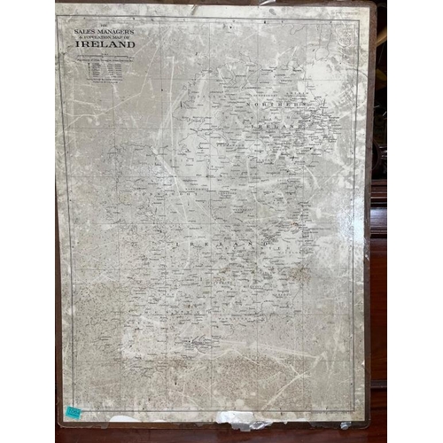 1064 - Interesting Old Map of Ireland (80cm x 104cm)