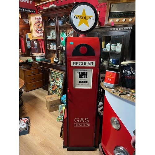 1122 - Contemporary Drinks Cabinet in the form of a Petrol Pump (40cm x 190cm x 33cm)