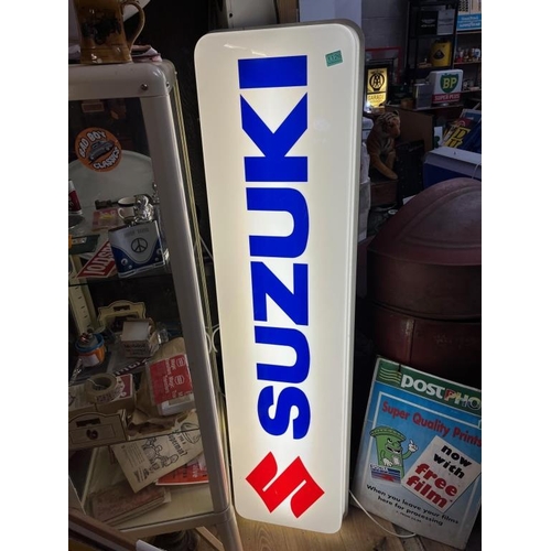 1126 - Suzuki Dealership Plastic Sign (160cm x 45cm)