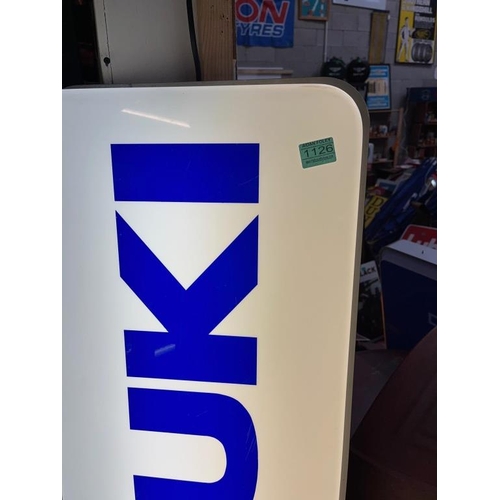 1126 - Suzuki Dealership Plastic Sign (160cm x 45cm)