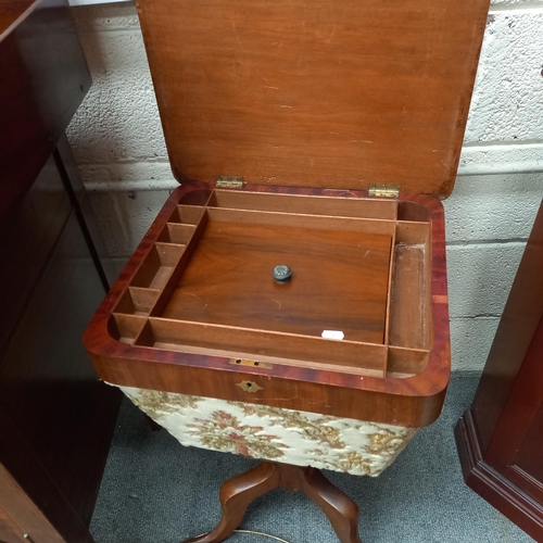 139 - Victorian Mahogany Sewing Table