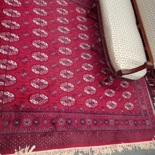 226 - Red Ground Tekke Carpet (270cm x 220cm)