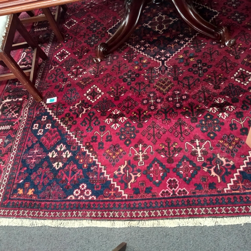 237 - Oriental Handwoven Red Ground Carpet (280cm x 230cm)