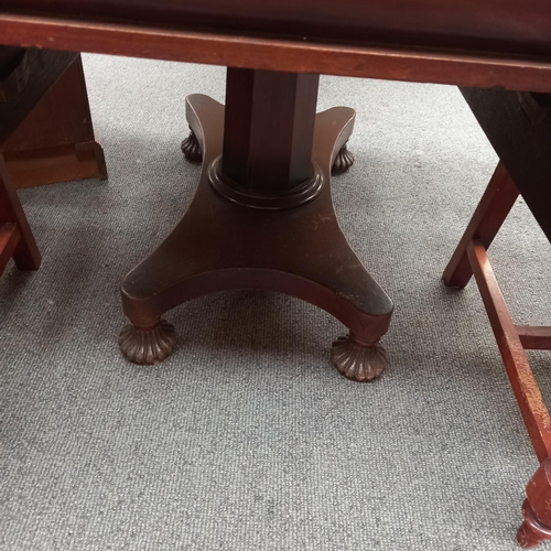 260 - Victorian Mahogany Pembroke Table on a pod