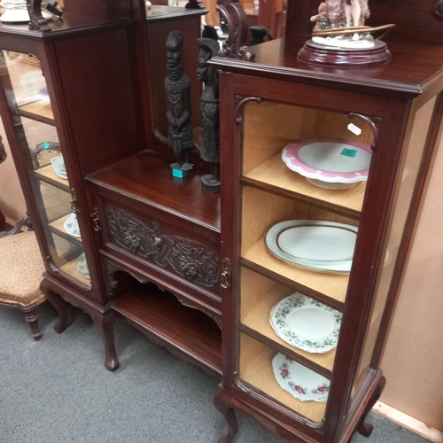 282 - Late Victorian Mahogany Display Cabinet