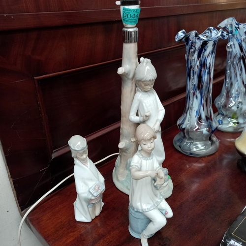 44 - 2 Lladro Figures 