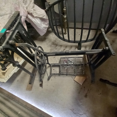 8 - Singer Sewing Machine Stand (as found)