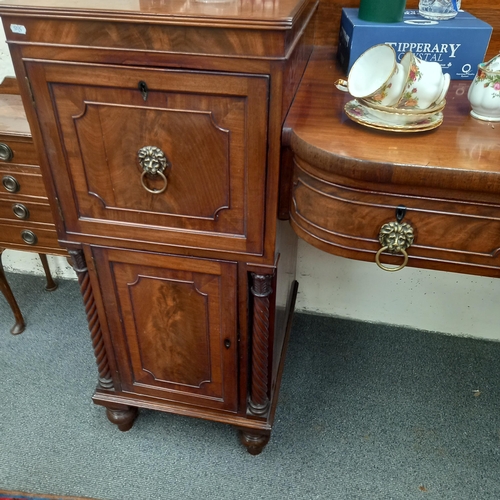 512 - Good Regency Mahogany Pedestal Sideboard