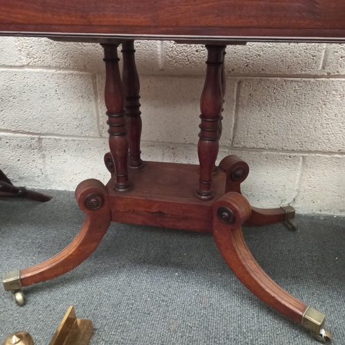 559 - Regency Mahogany Games Table