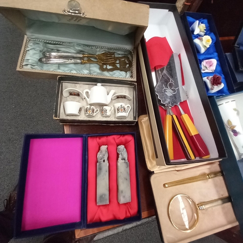 646 - Collection of cased Cutlery Sets etc