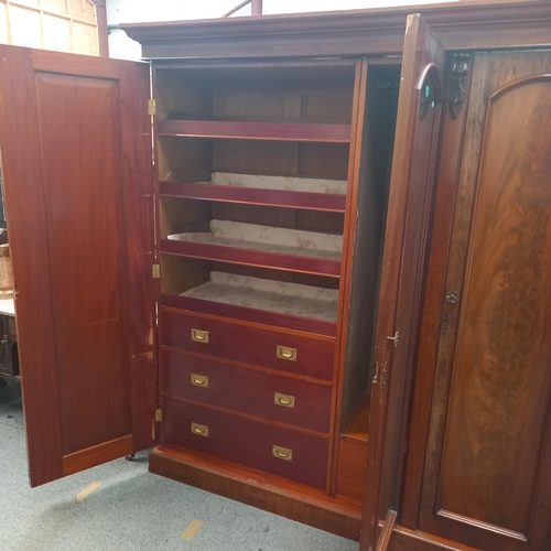 665 - Good Victorian Wardrobe with a Fitted Interior