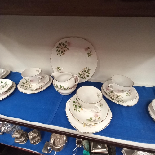 681 - 2 Bone China Tea Sets, one is missing a Jug the other missing a Cup.