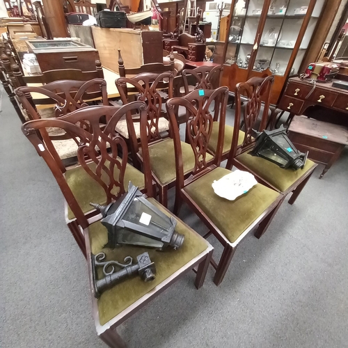 689 - Set of 6 Mahogany Dining Chairs in Georgian style