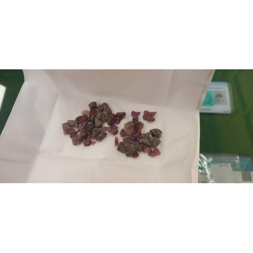 577 - 52.85 Carats Almandine Garnet Rough Shape IGL & I Certified