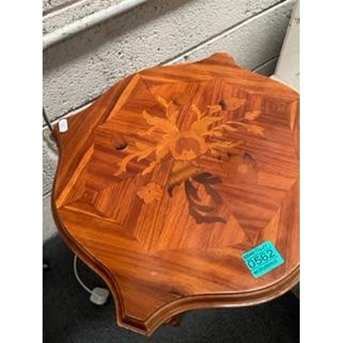 562 - Vintage Mahogany Lamp Table