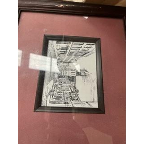 797 - Collection of 7 Framed Architectural Prints