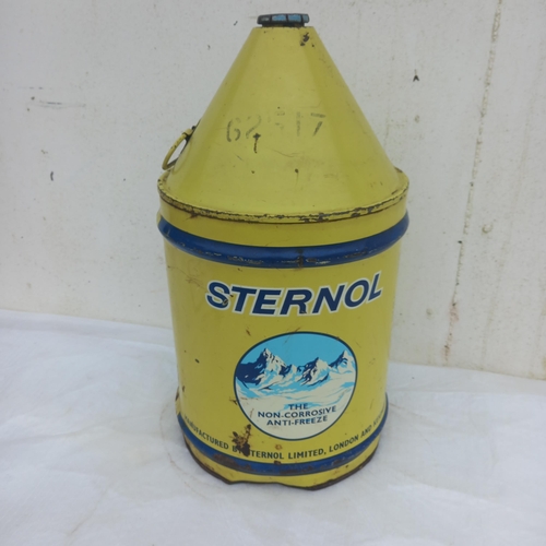 2 - Rare Sternol Anti Freeze 5 Gallon Can (52cm Tall)