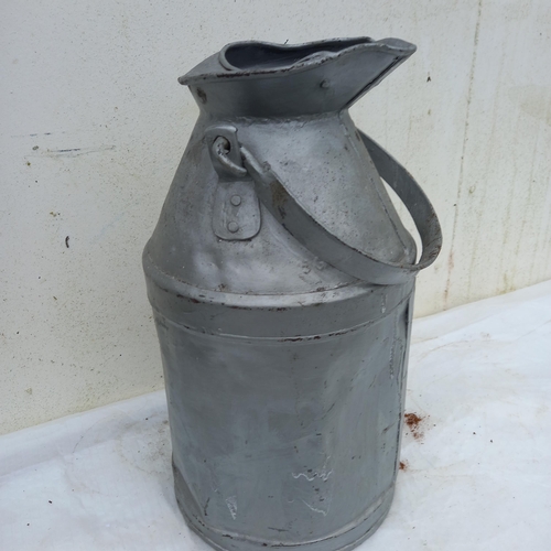 30 - Original 5 Gallon Metal Milk Churn with pouring sprout and handle (52cm Tall)