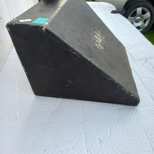 143 - Vintage Petrol Tank (irregular shape - 47cm x 38cm x 35cm)