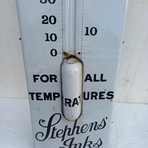 152 - Original Enamel Stephen's Inks Thermometer (no tube) - (160cm x 32cm)