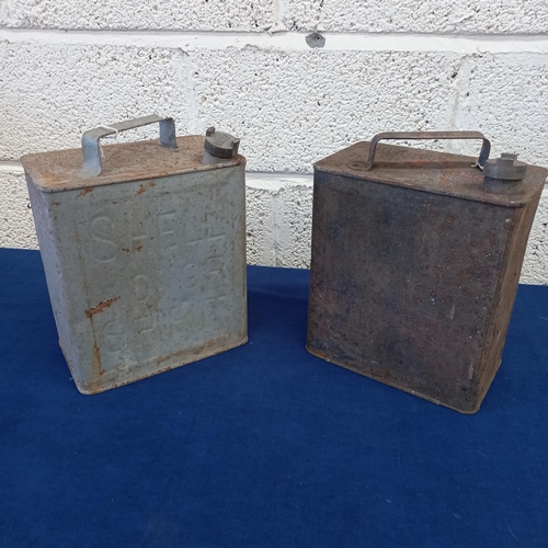 204 - Two Vintage Motor Oil Cans 