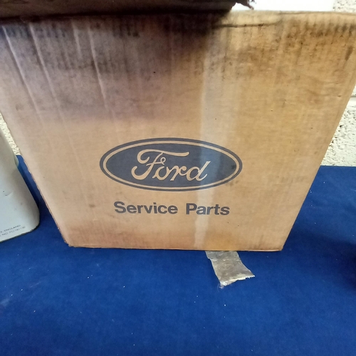 217 - Box of 4 Ford Oil Cans (5 Litre) Empty in Original Box