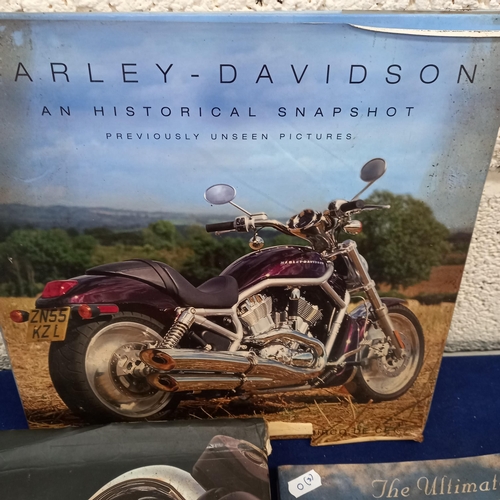 265 - Harley Davidson - The Legend and 2 other Harley Books