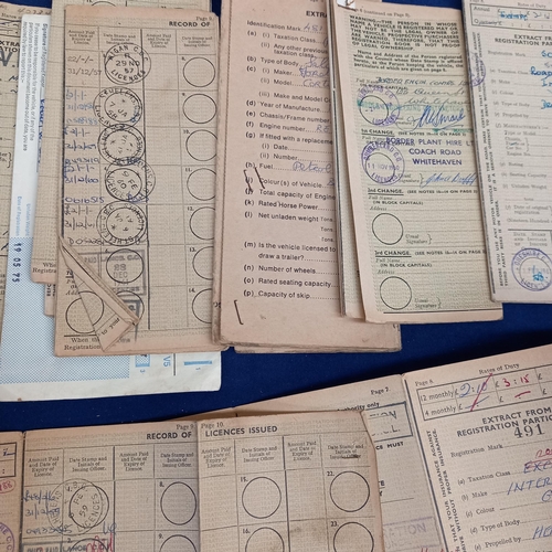 269 - Collection of Old Vehicle Registration Books