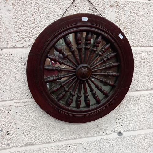 302 - Vintage Wheel Mirror