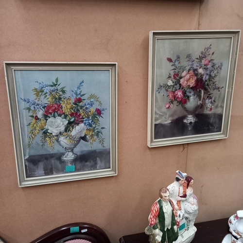 105 - After Vernon Ward, Pair of Framed Floral Prints