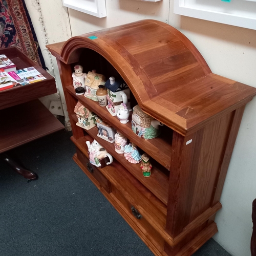 141 - Hardwood Floor Bookcase