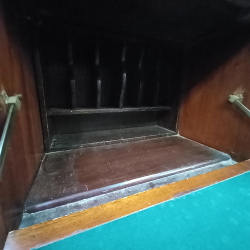 16 - Edwardian Inlaid Mahogany Tallboy with secretaire