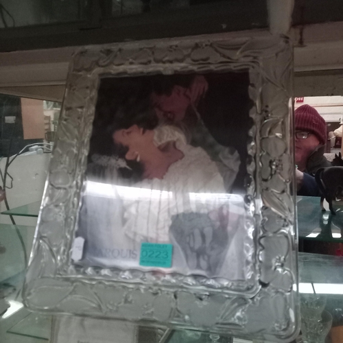 223 - Waterford Cut Glass Photo Frame