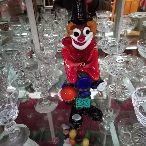 228 - Murano Glass Clown Figure