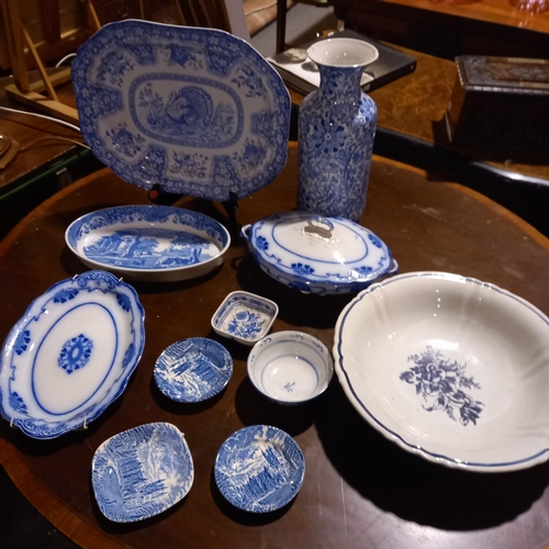 243 - Collection of Spode and other Blue and White ware