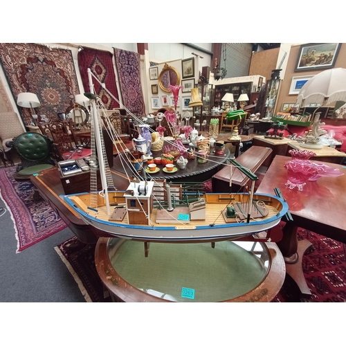 262 - Large Wooden Model of a Trawler