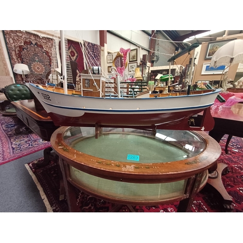 262 - Large Wooden Model of a Trawler