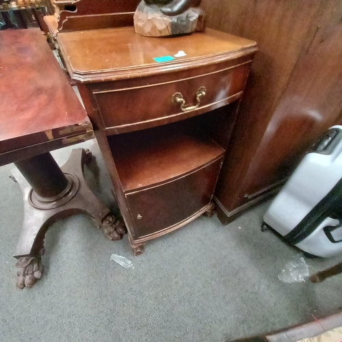 355 - Vintage Mahogany Bedside Table